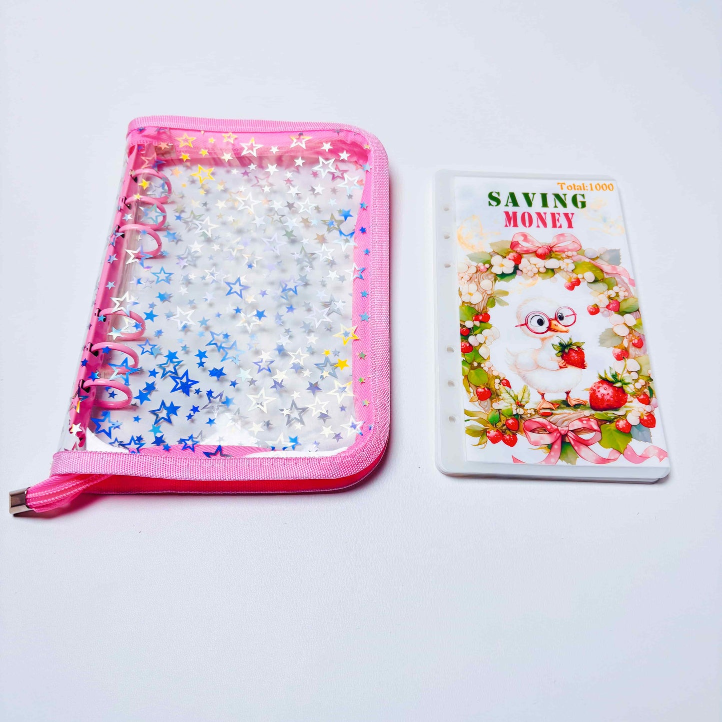 Strawberry Little Duck 1k 3k 5k Luxury Vellum Savings Challenge