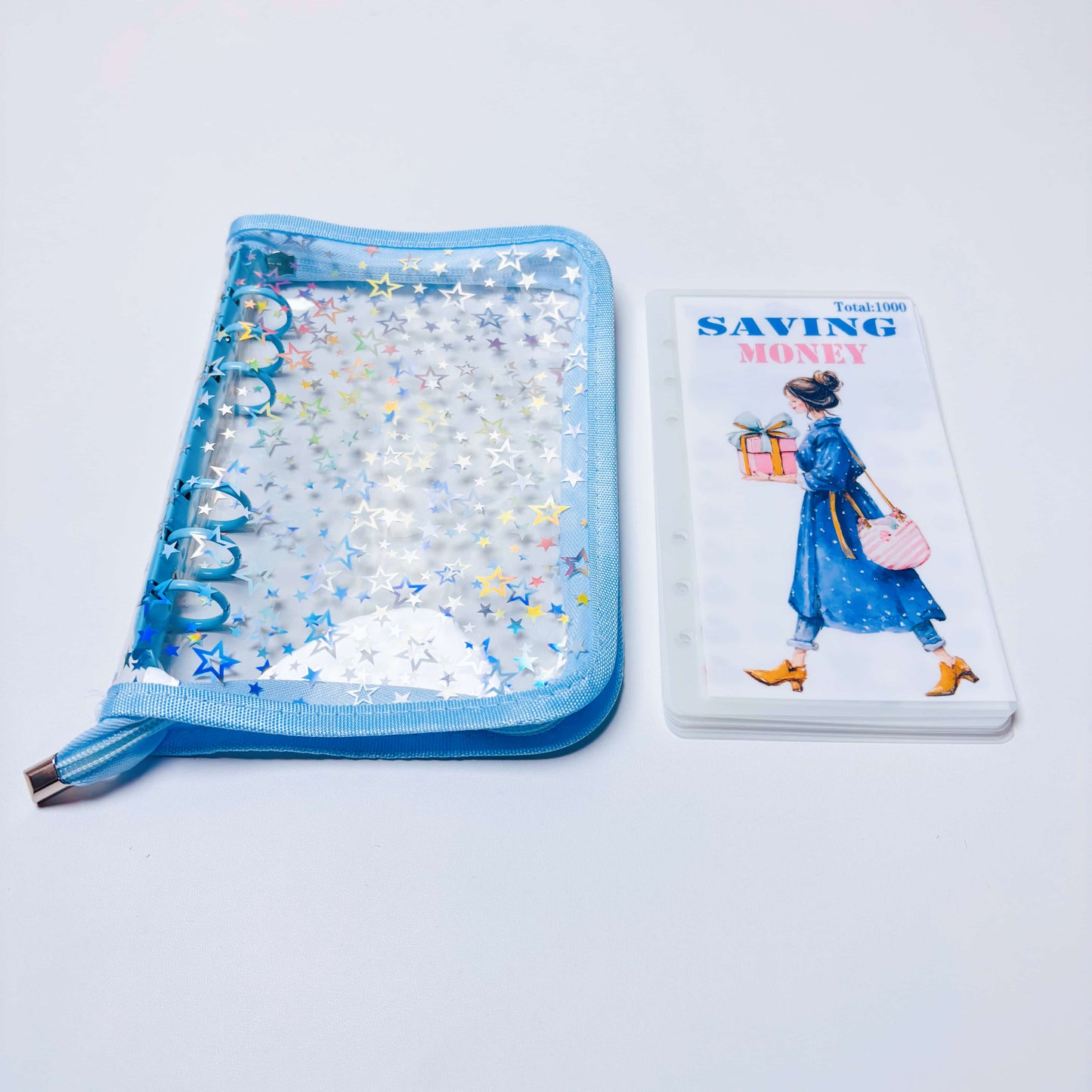 Shopping Girl Custom 1k 3k 5k Luxury Vellum Savings Challenge