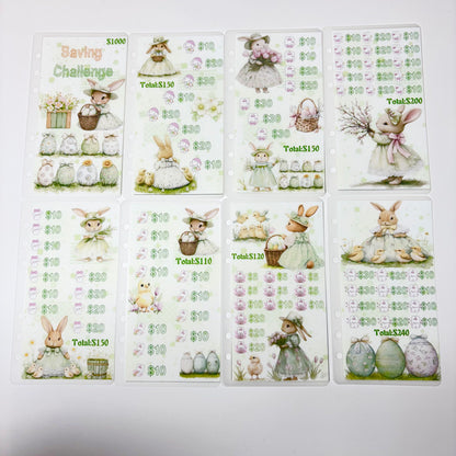 Easter Bunny Custom 1k 3k 5k Luxury Vellum Savings Challenge