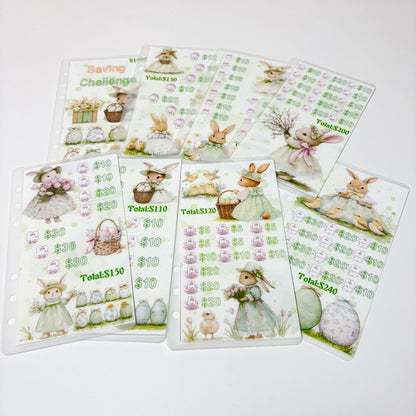 Easter Bunny Custom 1k 3k 5k Luxury Vellum Savings Challenge