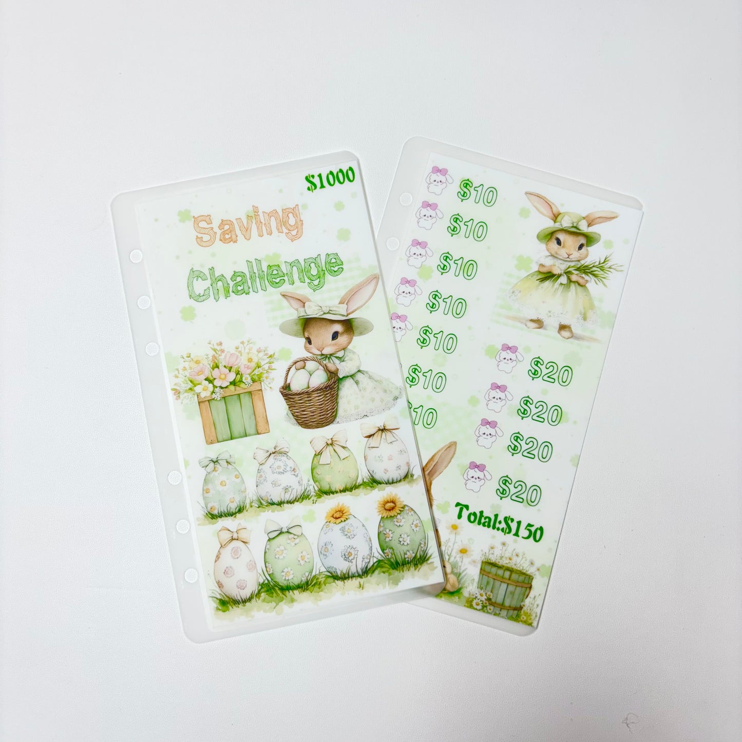 Easter Bunny Custom 1k 3k 5k Luxury Vellum Savings Challenge