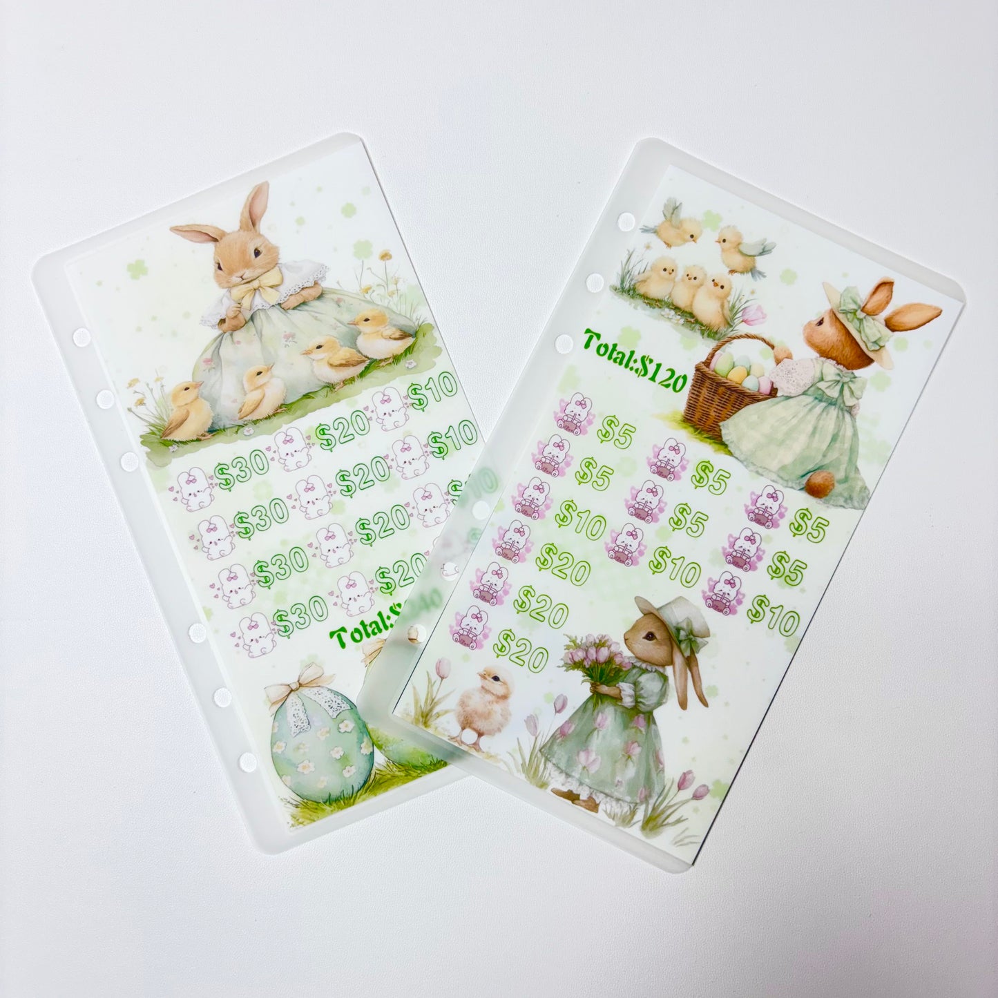 Easter Bunny Custom 1k 3k 5k Luxury Vellum Savings Challenge