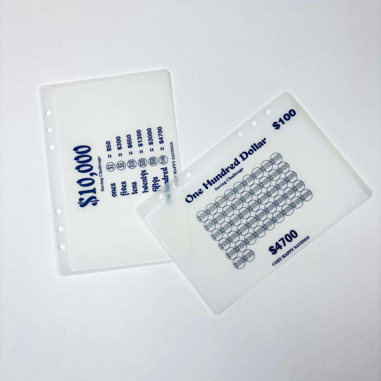 A5 A6 10KFrosted Elegant Laminated Budget Money Tracker