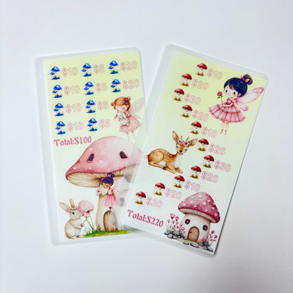 Mushroom Angel Custom 1k 3k 5k Luxury Vellum Savings Challenge