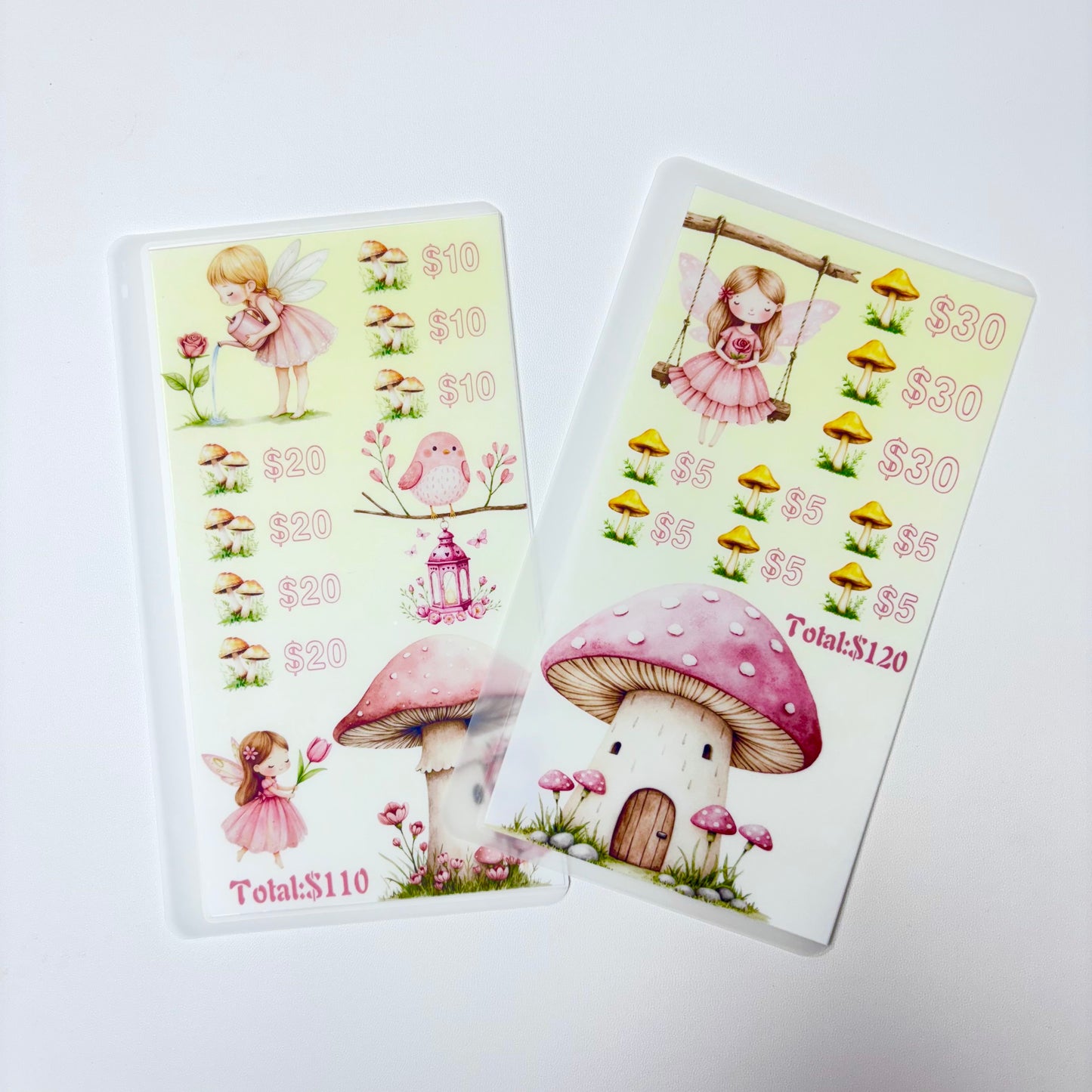 Mushroom Angel Custom 1k 3k 5k Luxury Vellum Savings Challenge