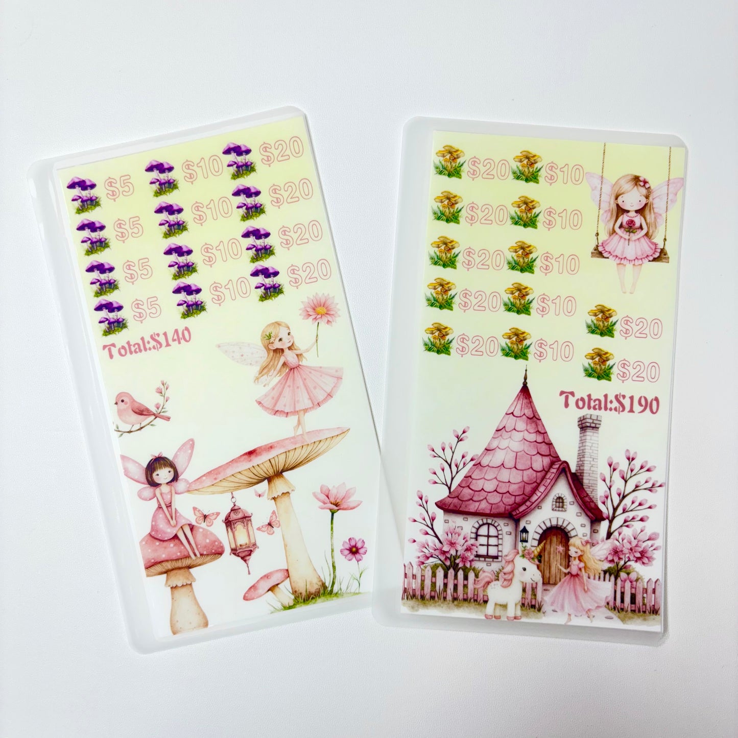 Mushroom Angel Custom 1k 3k 5k Luxury Vellum Savings Challenge