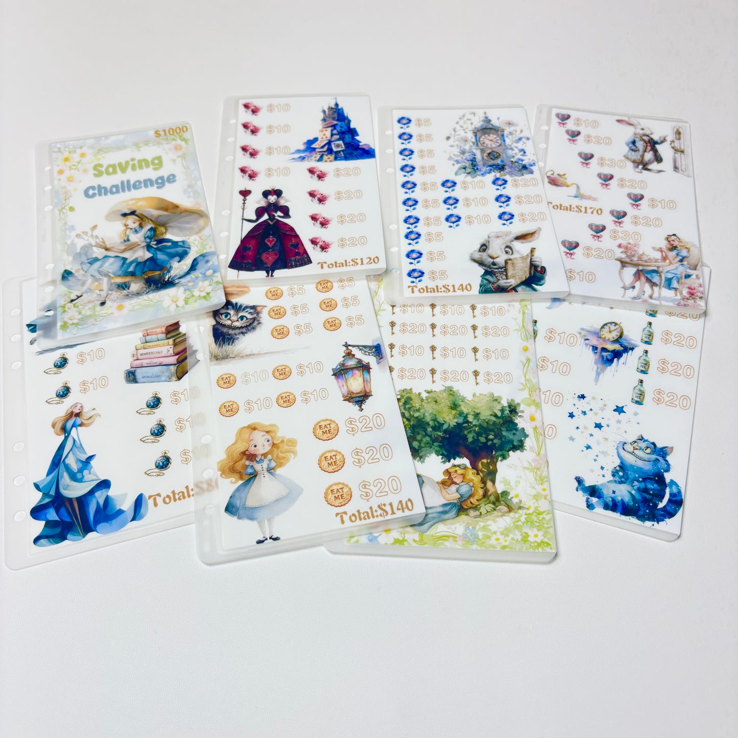 Dreamy Little Girl Custom 1k 3k 5k Luxury Vellum Savings Challenge