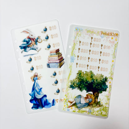 Dreamy Little Girl Custom 1k 3k 5k Luxury Vellum Savings Challenge