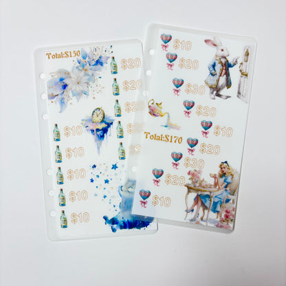 Dreamy Little Girl Custom 1k 3k 5k Luxury Vellum Savings Challenge