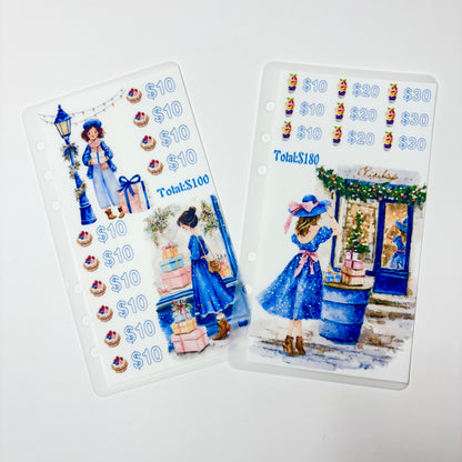 Shopping Girl Custom 1k 3k 5k Luxury Vellum Savings Challenge