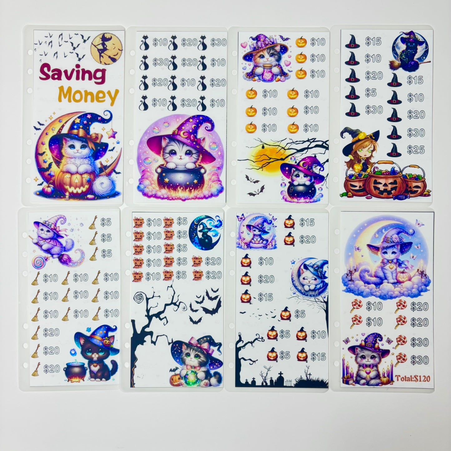 Halloween Cat Custom 1k 3k 5k Luxury Vellum Savings Challenge