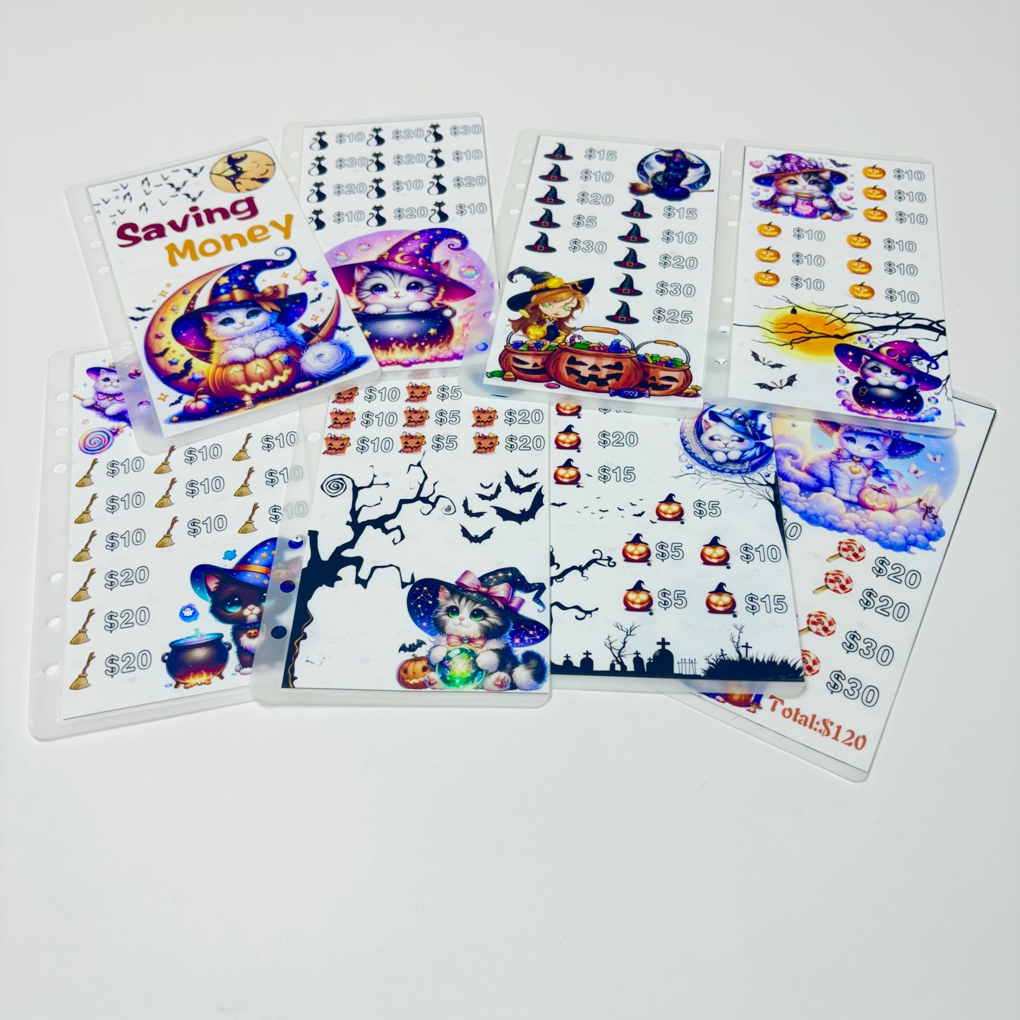 Halloween Cat Custom 1k 3k 5k Luxury Vellum Savings Challenge