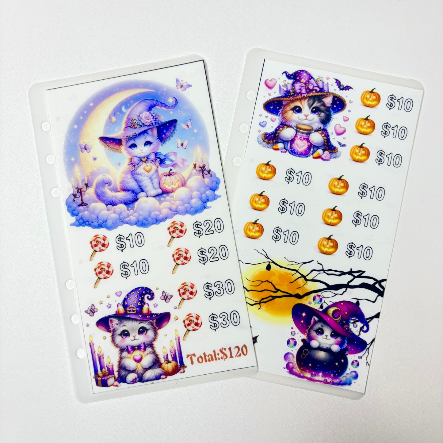 Halloween Cat Custom 1k 3k 5k Luxury Vellum Savings Challenge
