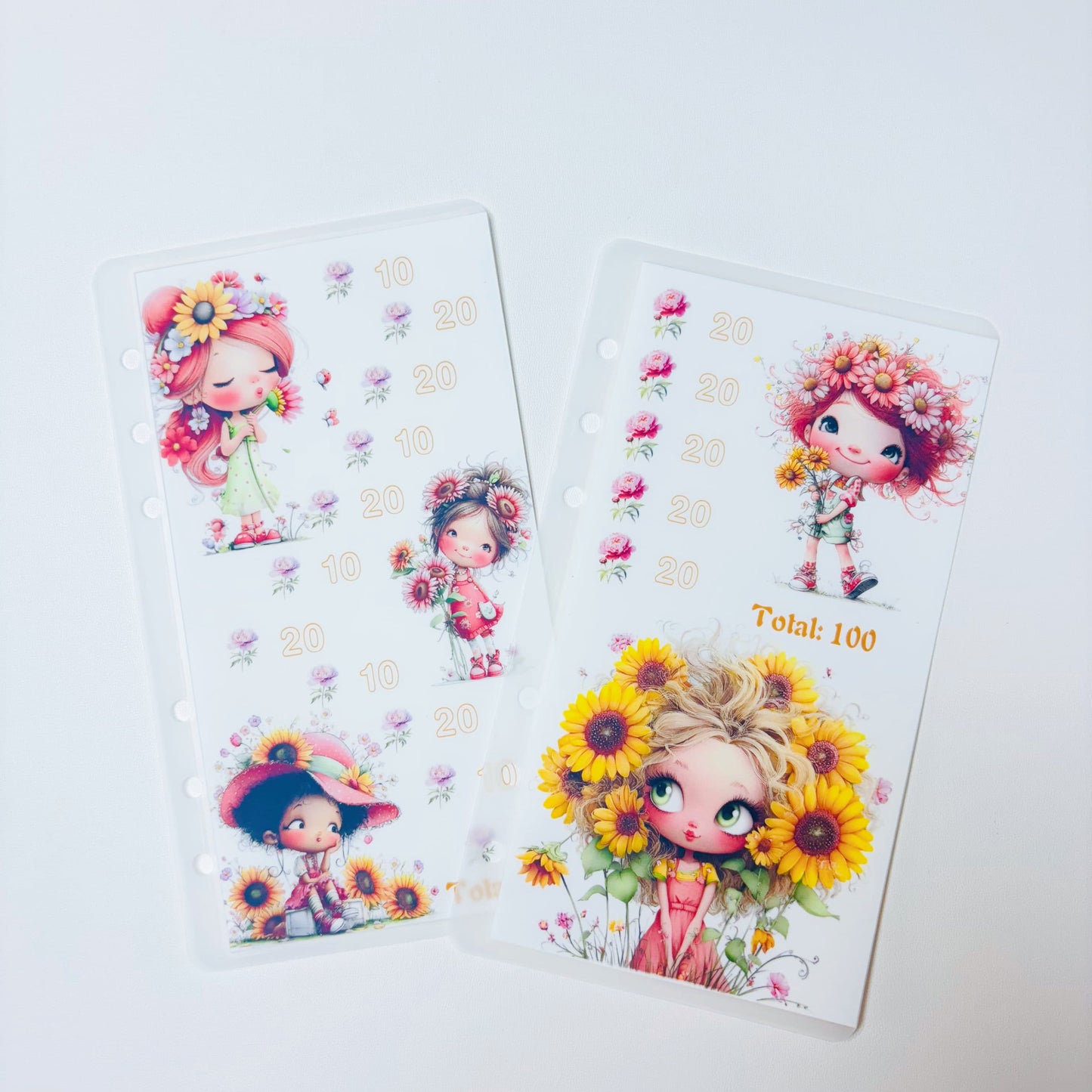 Floral Babe 1k 3k 5k Luxury Vellum Savings Challenge