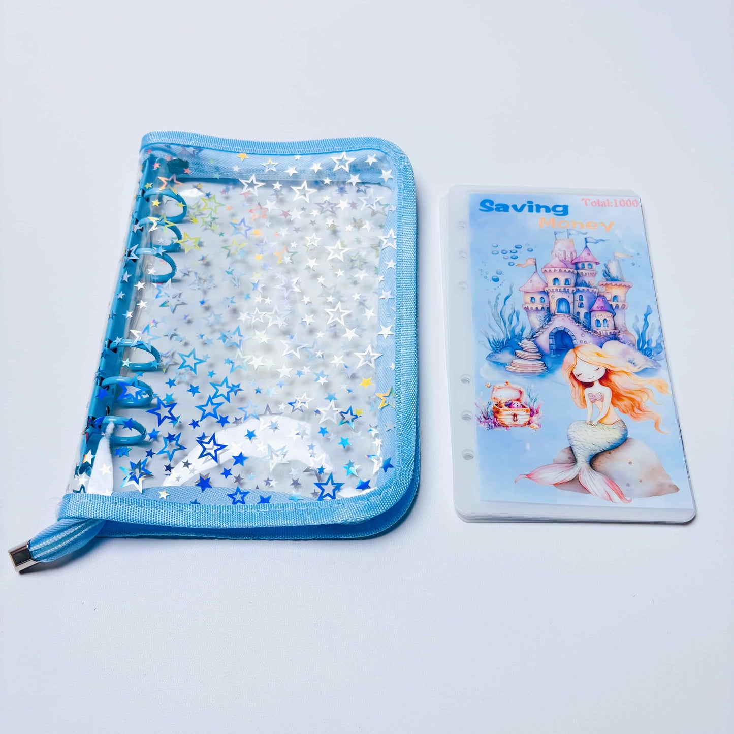 Blue Mermaid 1k 3k 5k Luxury Vellum Savings Challenge
