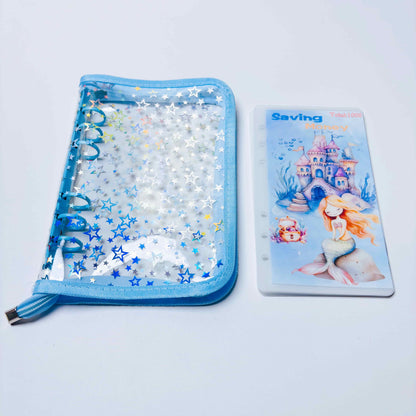 Blue Mermaid 1k 3k 5k Luxury Vellum Savings Challenge