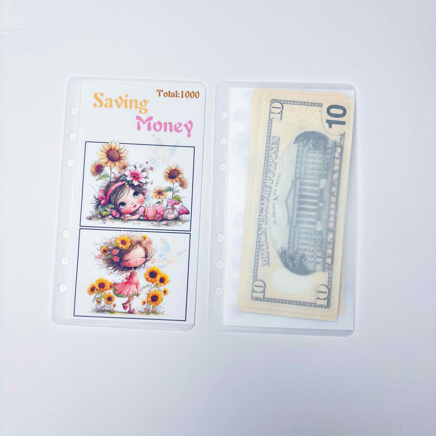 Floral Babe 1k 3k 5k Luxury Vellum Savings Challenge