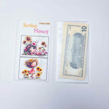 Floral Babe 1k 3k 5k Luxury Vellum Savings Challenge